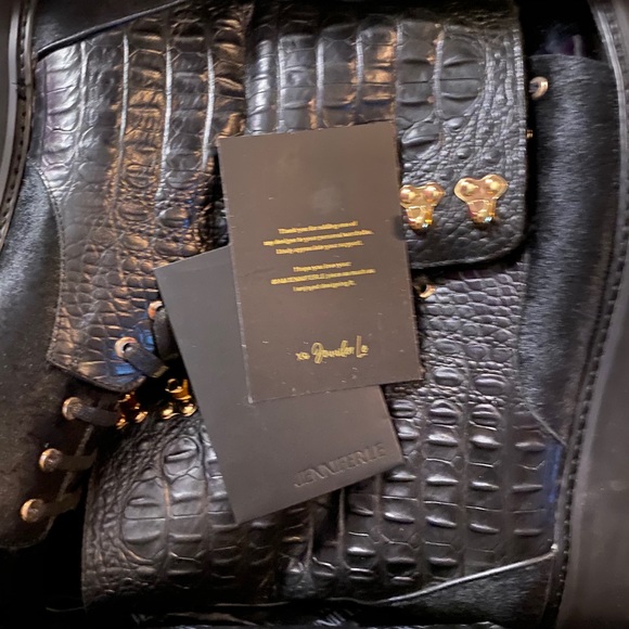 Jennifer Le Combat Boots Size 42 - Picture 3 of 11